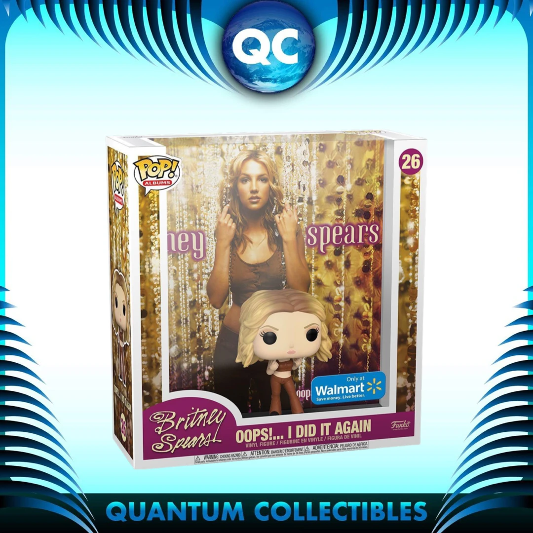 Quantum Collectibles Funko Fair 22 Britney Spears “Oops I Did It Again” AlbumWalmart Exclusive Preorder Bundles 3 Quantum Collectibles Funko Fair 22 Britney Spears “Oops I Did It Again” AlbumWalmart Exclusive Preorder Bundles