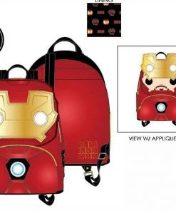 Quantum Collectibles Loungefly Marvel Iron Man Light-Up Mini Backpack Pre-Order