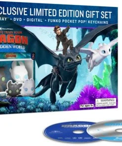 Quantum Collectibles Funko Pop! Movies How To Train Your Dragon 3: The Hidden World: Blu-Ray And Pocket Pop Set