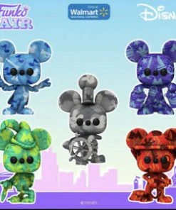 Quantum Collectibles Funko Pop! Vinyls Funko Pop! Disney Mickey Artist Series Bundle Of 5 Walmart Exclusive
