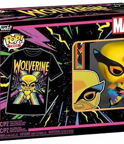 Quantum Collectibles Funko Pop! Marvel Wolverine Blacklight Pop And Tee XXL Target Exclusive