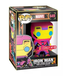 Quantum Collectibles Funko Pop! Vinyls Funko Pop! Marvel Black Light Iron Man Target Exclusive