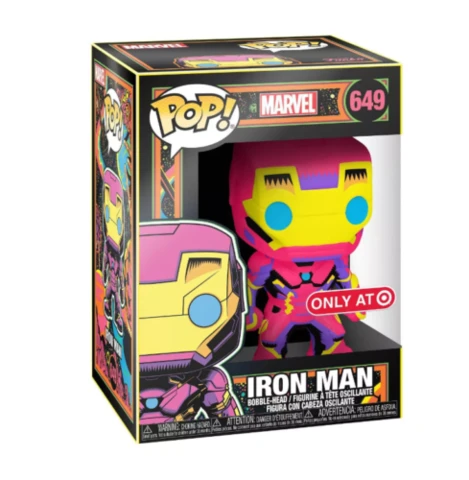 Quantum Collectibles Funko Pop! Vinyls Funko Pop! Marvel Black Light Iron Man Target Exclusive 3 Quantum Collectibles Funko Pop! Vinyls Funko Pop! Marvel Black Light Iron Man Target Exclusive